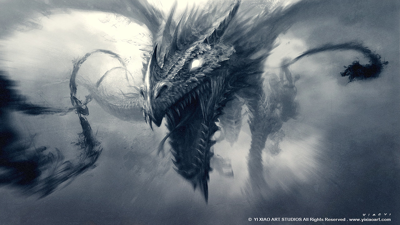 Dark Dragon Fire《進擊的黑龍王》（圖ZNjEwMzg4Njg=） - 概念設(shè)定 - 站酷設(shè)計師小毅哥哥Owen原創(chuàng)素材 - 站酷ZCOOL