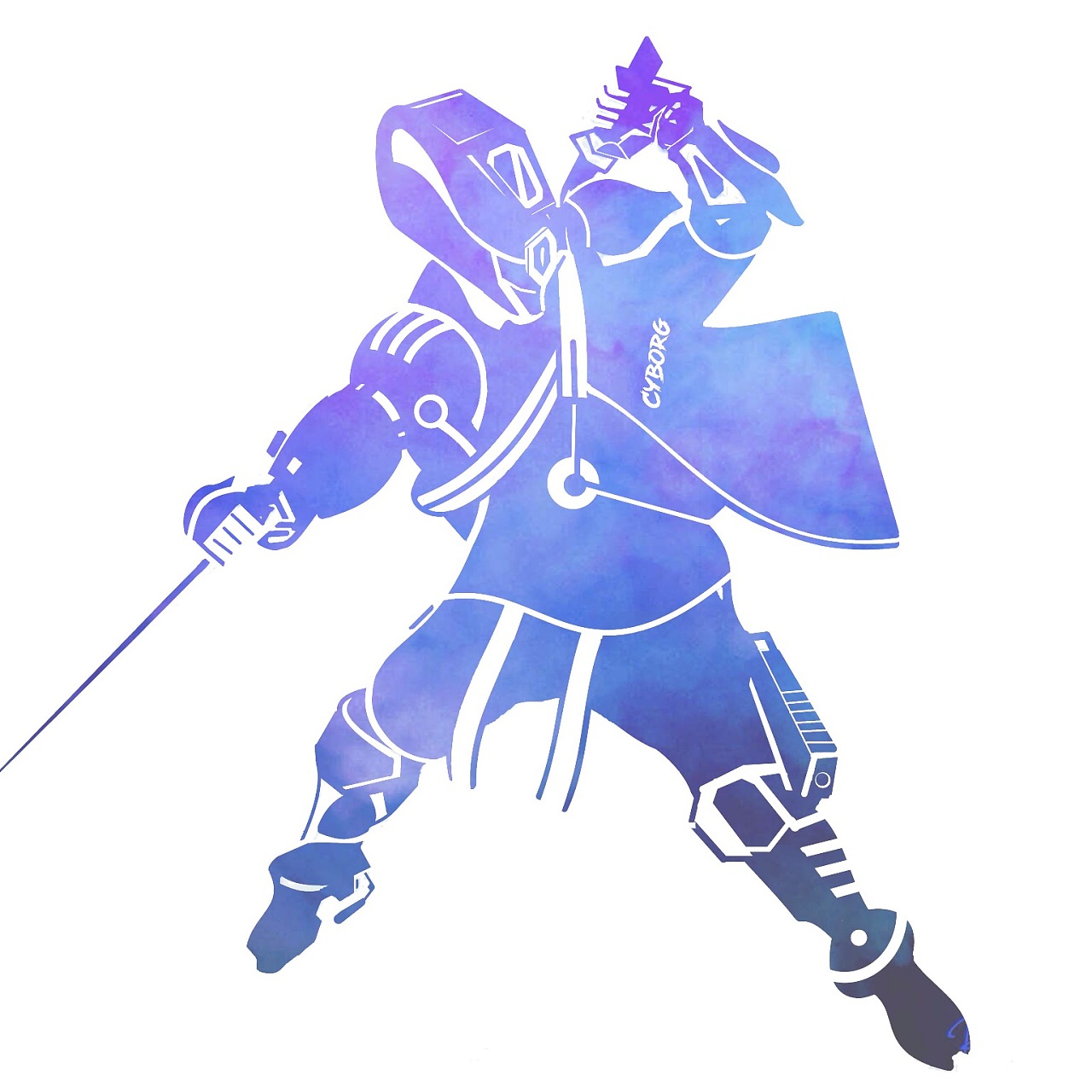 好久没上作品了还是赛博朋克吧mr武士刀