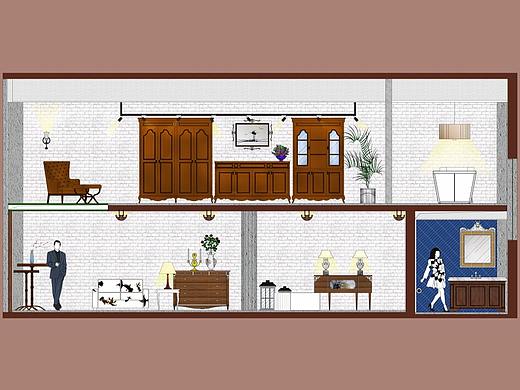 二手家具店设计-CAD画图