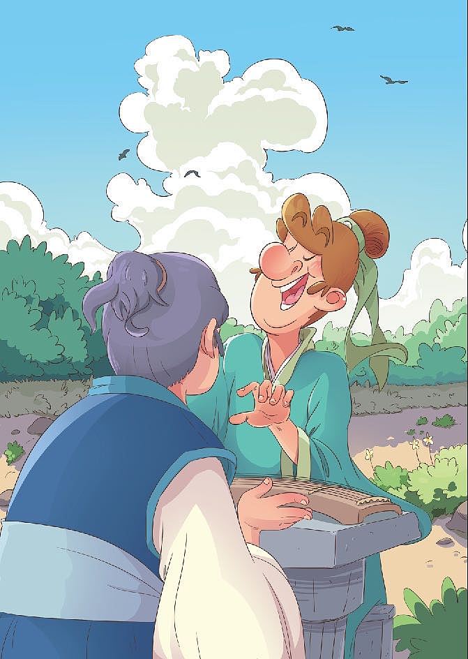 儿童古代寓言故事配图