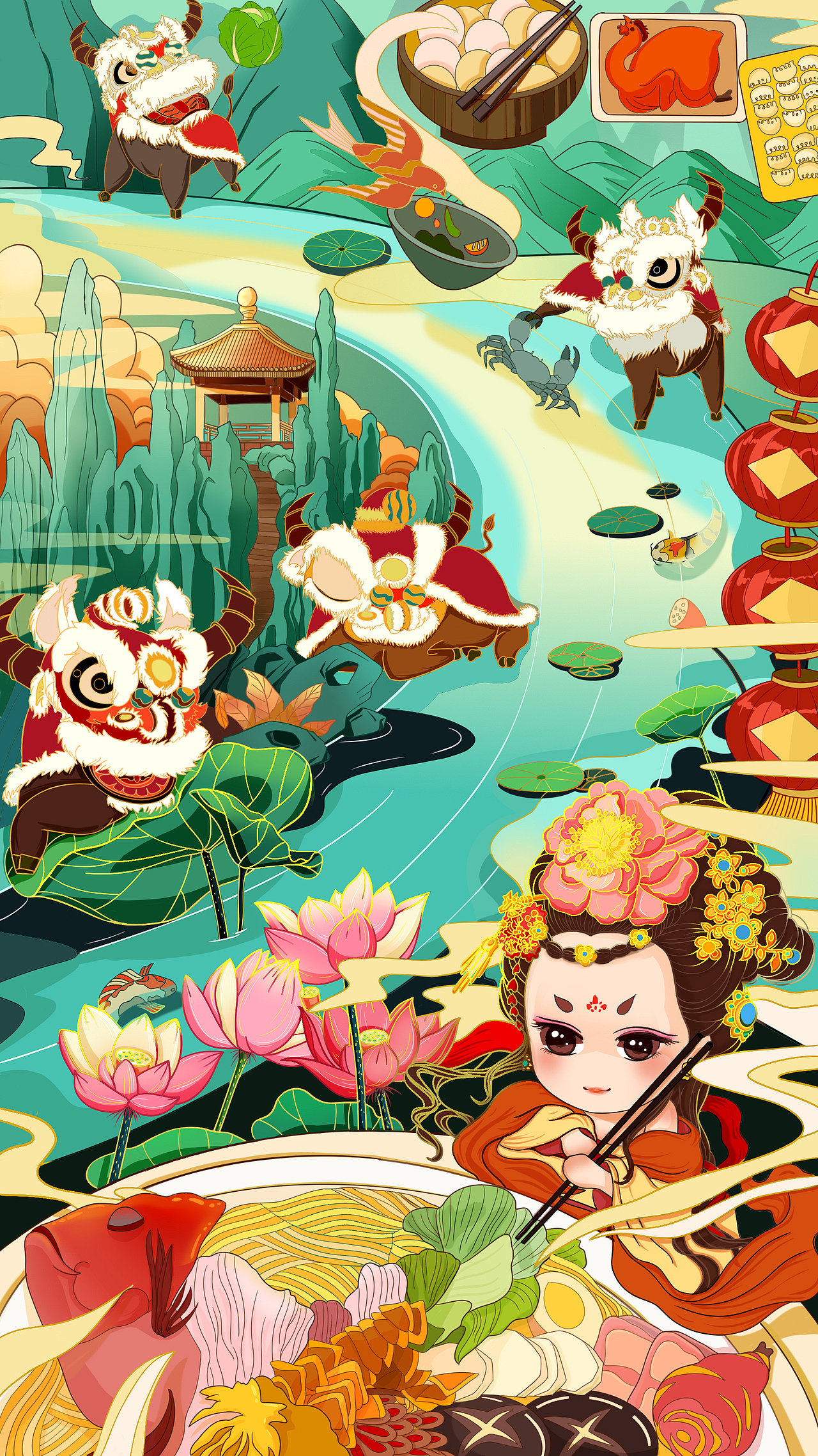 牛年食运（图ZMjQ1ODM2MjQ0） - 创作习作 - 站酷设计师曲不加原创素材 - 站酷ZCOOL