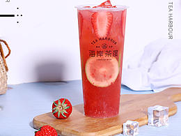 海岸茶度奶产产品拍摄