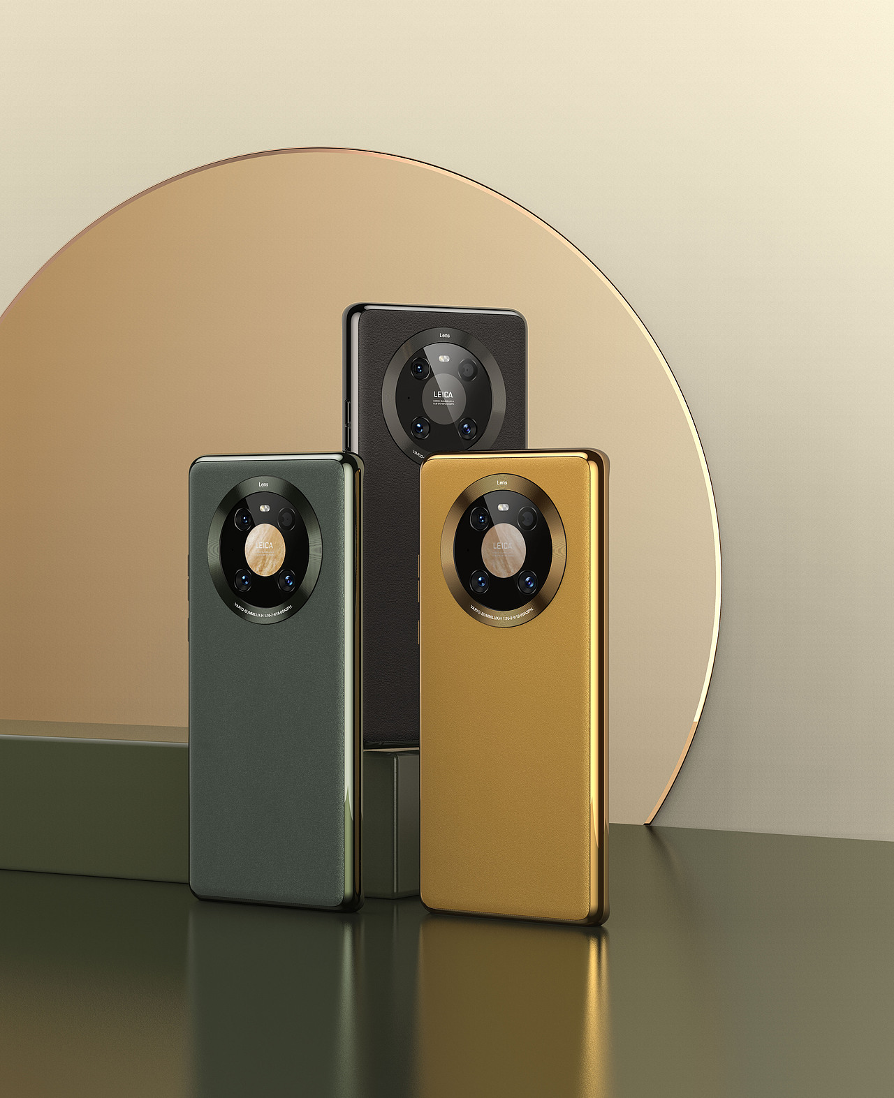 华为mate40系列产品渲染