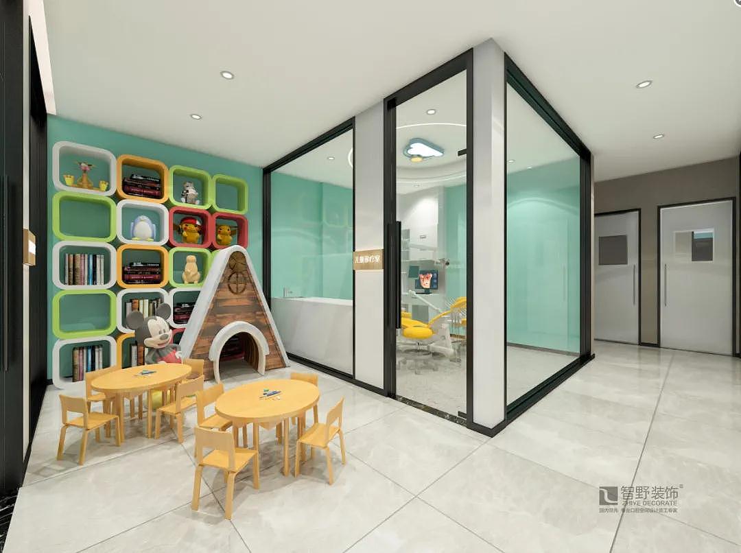 口腔门诊设计效果图-现代简约风格的牙科诊所设计