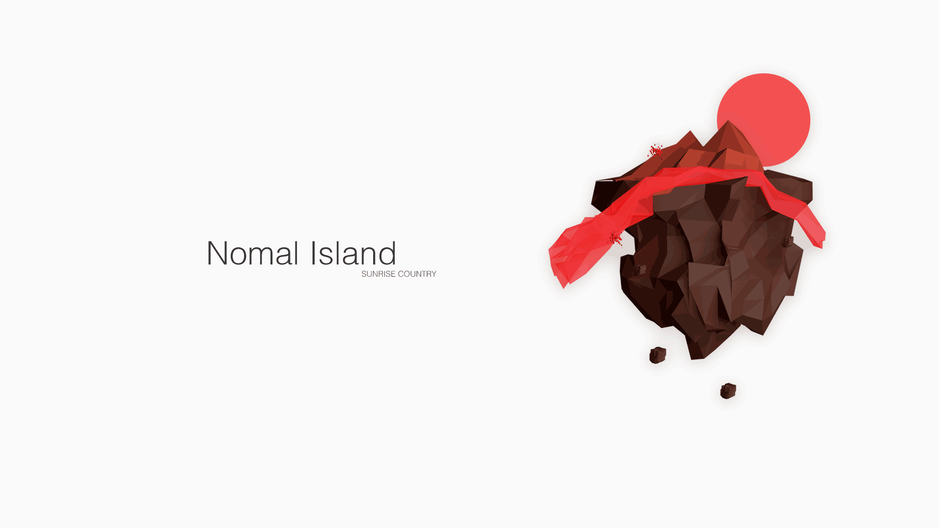 lowpoly风格浮岛（图ZNDY1ODI2MjA=） - 闪屏/壁纸 - 站酷设计师losakey原创素材 - 站酷ZCOOL