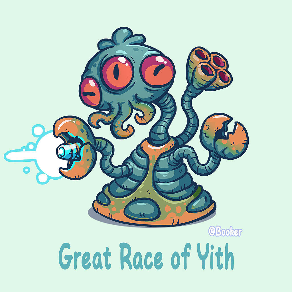 原创克苏鲁卡通系列 伊斯人皮肤