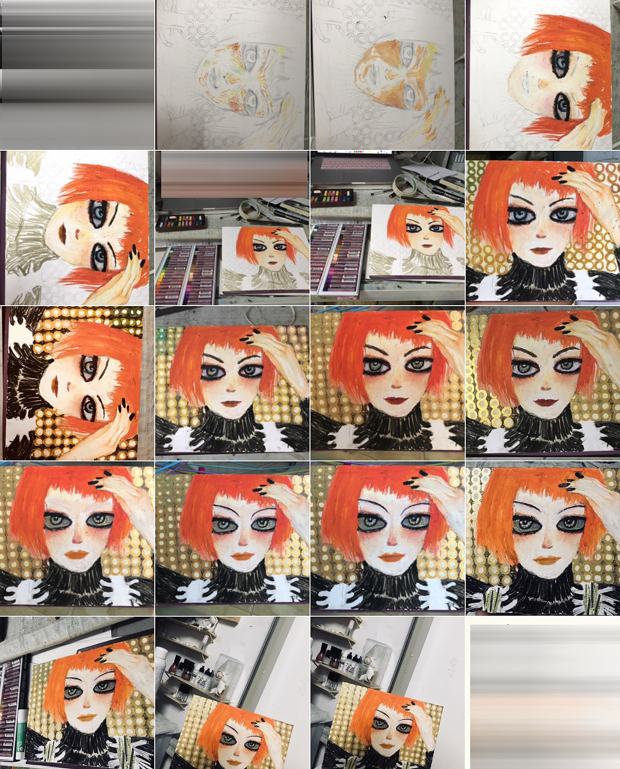 NICOLE是我非常喜欢的女孩子,礼貌一些,没有贴她的照片,默默的小粉丝一枚,这里是一些过程。