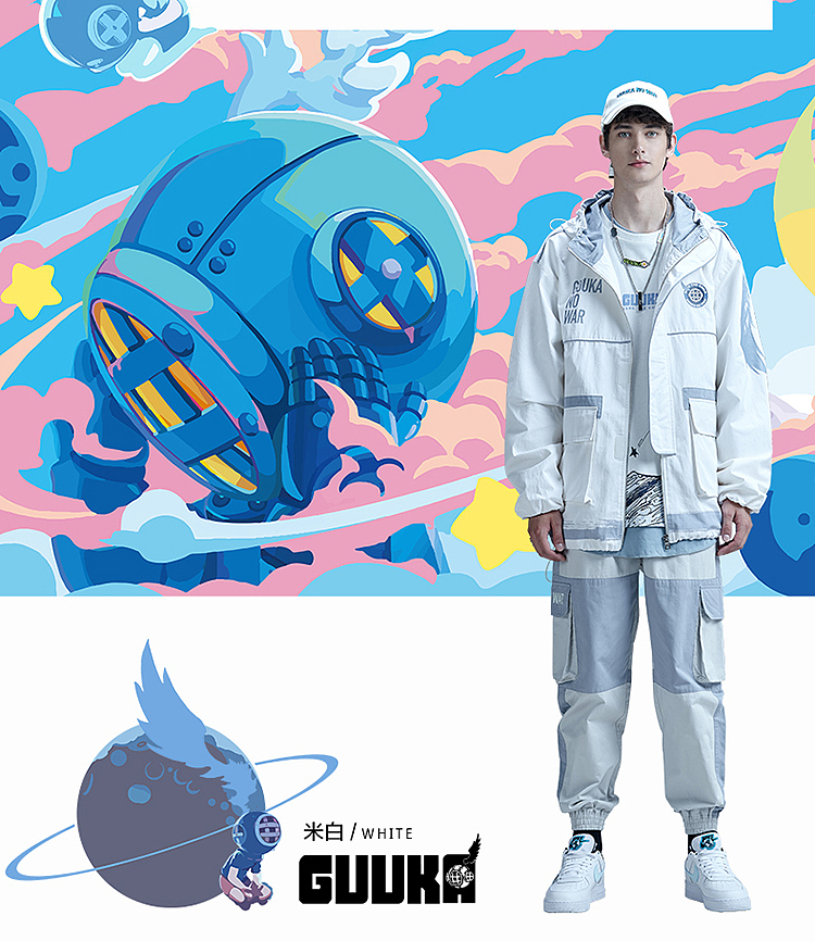 Sank Toys×GUUKA 2020秋冬服装联名（图ZMjMyNDg0NDQ4） - 休闲/流行服饰 - 站酷设计师宅仔原创素材 - 站酷ZCOOL