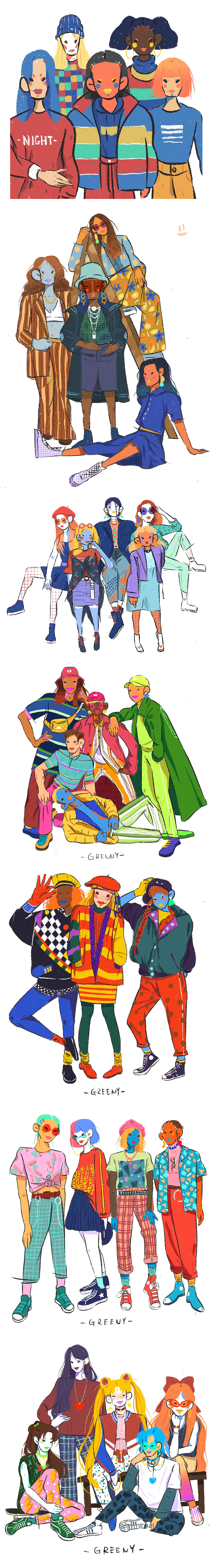 《摸鱼03》（图ZMjA2MTUwNjgw） - 创作习作 - 站酷设计师抹茶拿铁好喝原创素材 - 站酷ZCOOL