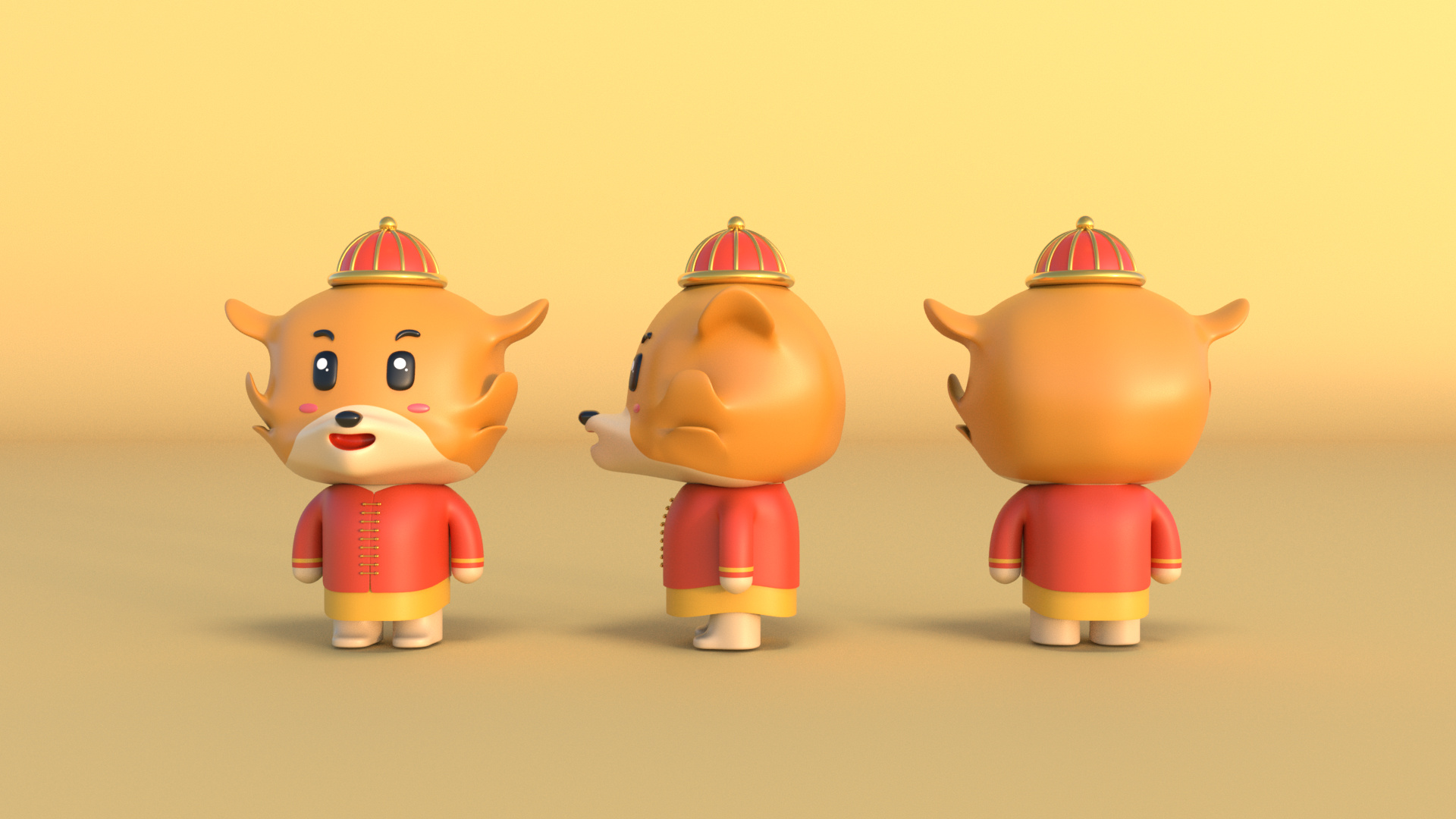 吉祥物3d可视化-练习