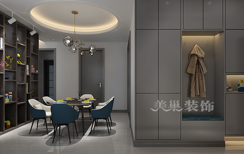 郑州有色地质家园 130平方 三室两厅 现代简约案例（图ZMTQyOTI3ODE2） - 家装设计 - 站酷设计师MC设计露露原创素材 - 站酷ZCOOL