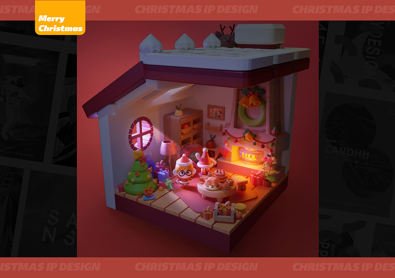 圣诞快乐（图ZMjgyNjgxOTUy） - IP形象 - 站酷设计师CANOHH原创素材 - 站酷ZCOOL