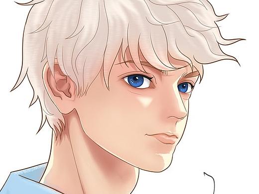 原创插画卡通头像男孩手绘