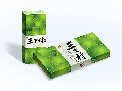 藕粉外包装设计  礼品盒 包装盒 纸张印刷