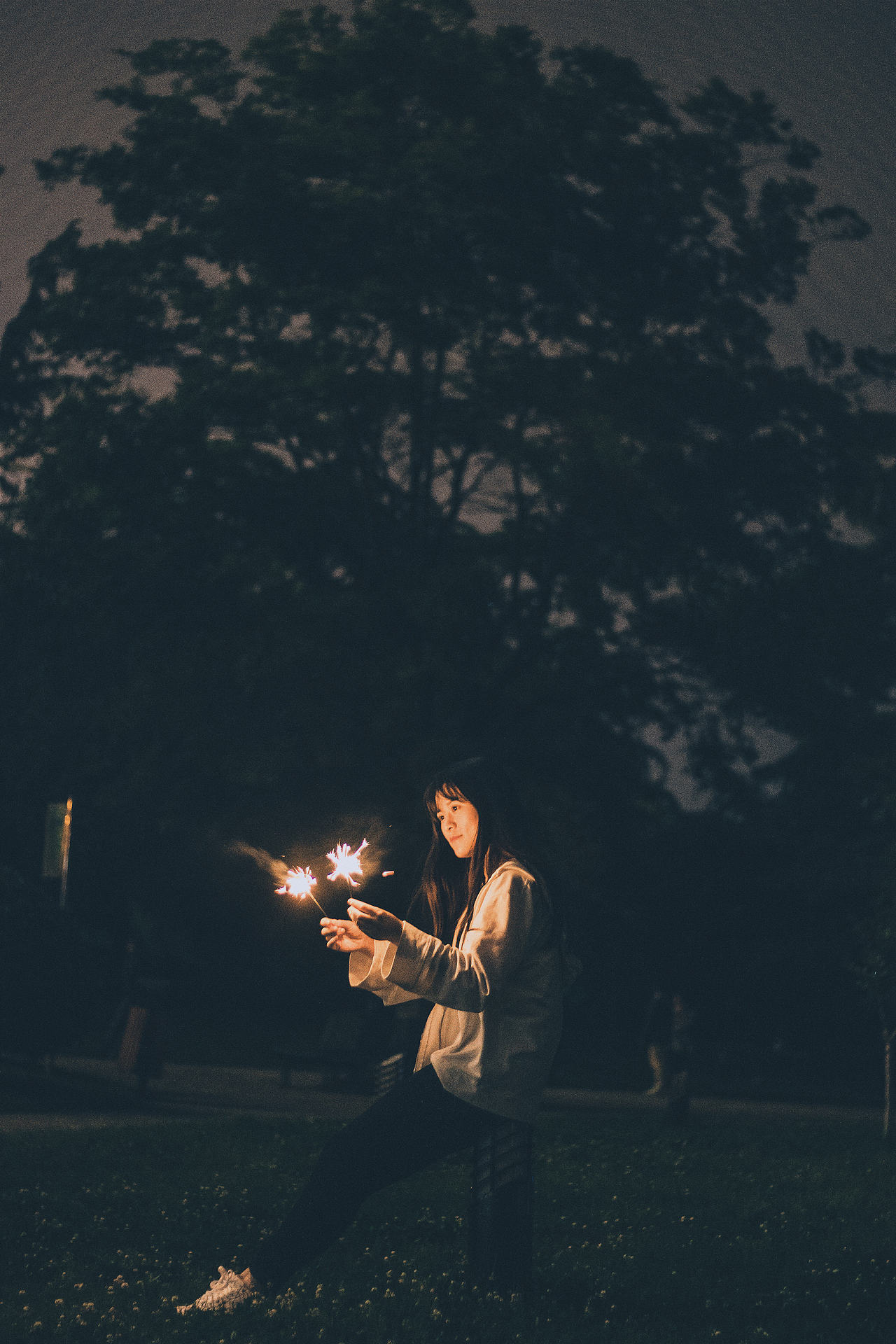 夜-烟花璀璨-孤独患者