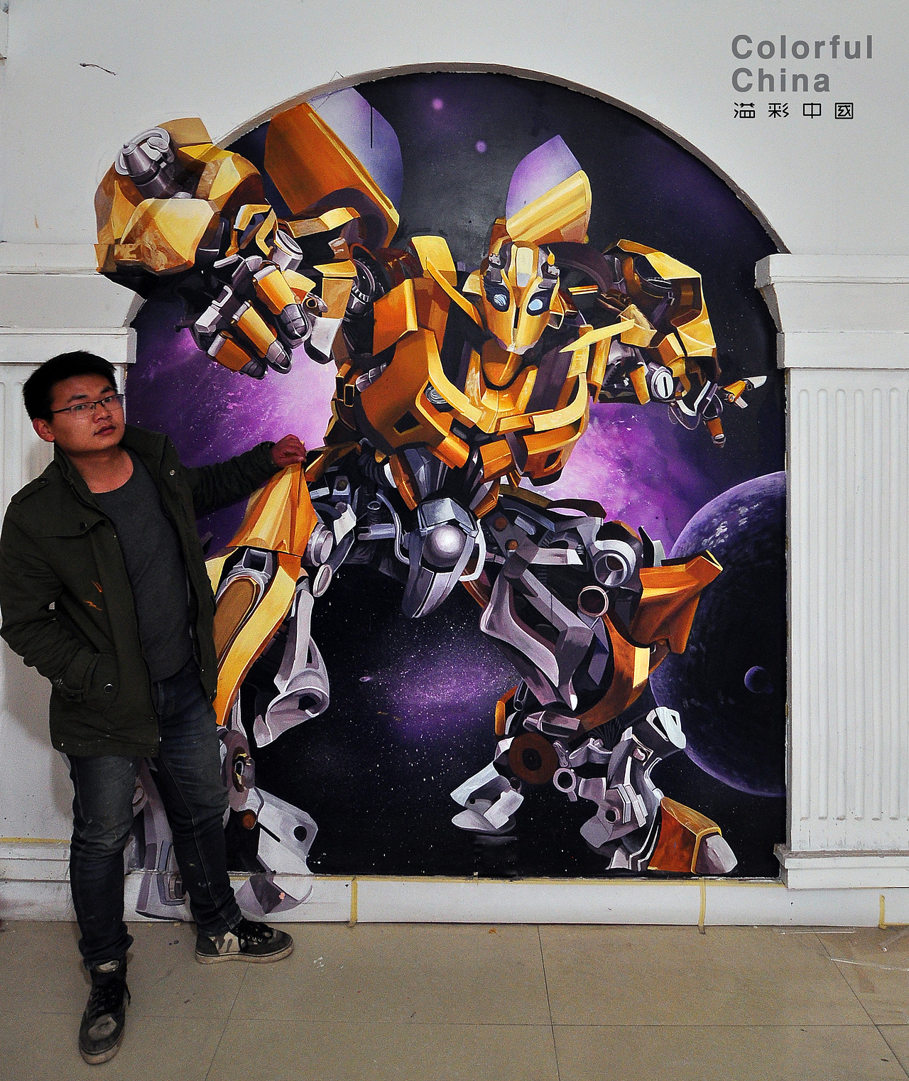 3d大黄蜂|插画|新锐潮流插画|溢彩中国墙绘培训_临摹作品-站酷(zcool)