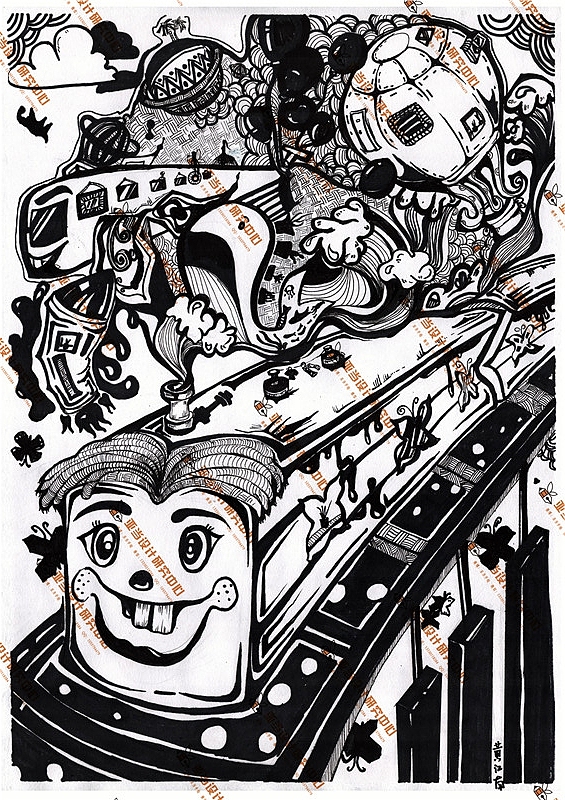 江西师范大学艺术设计考研——创意素描（图ZMjEzNDU1MzQ0） - 其他平面 - 站酷设计师设计考研资讯原创素材 - 站酷ZCOOL