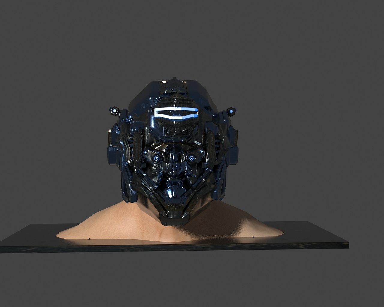 蓝色头盔|三维|机械/交通|里克杰克森 - 原创作品 - 站酷 (zcool)