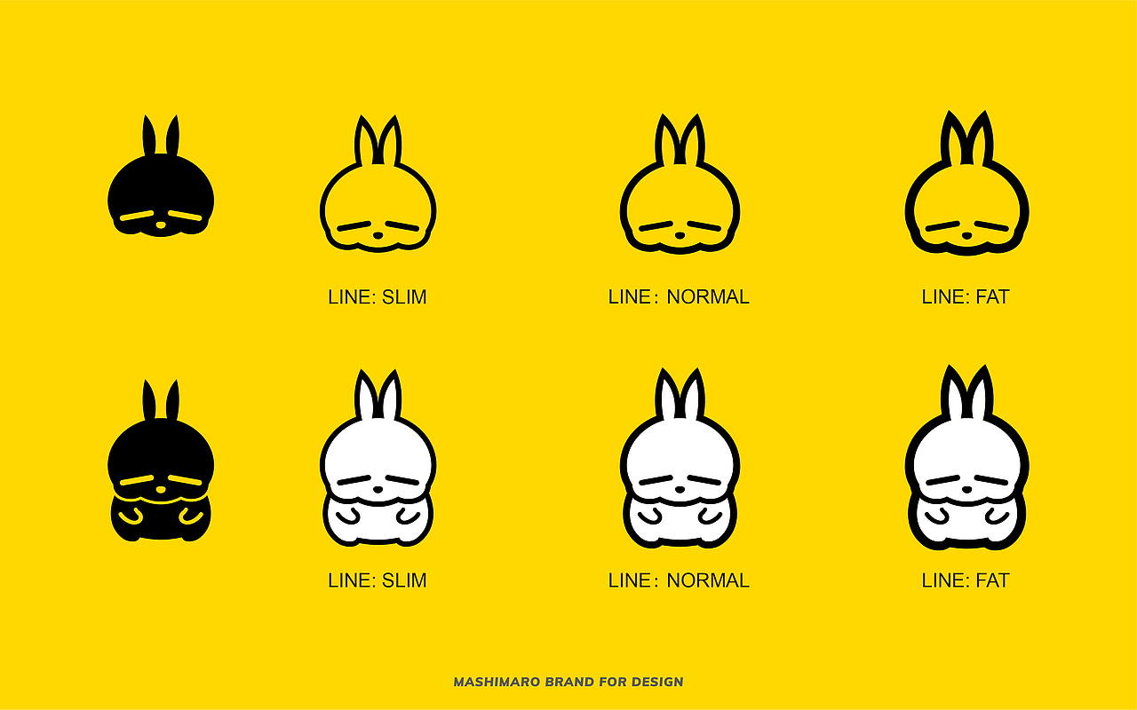 mashimaro流氓兔品牌视觉