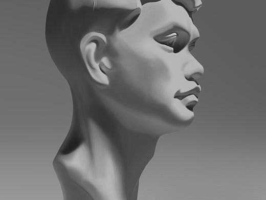 画石膏像-《广东青年》（个人主页-ZNjMyNDYyNjQ=） - 商业插画 - 站酷设计师小瀞瀞児原创素材 - 站酷ZCOOL