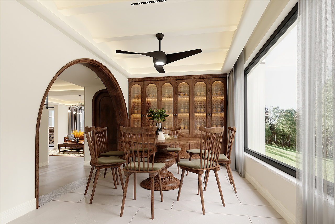 实现大横厅（图ZMzc0NjQyNTQ4） - 家装设计 - 站酷设计师Z045311886原创素材 - 站酷ZCOOL