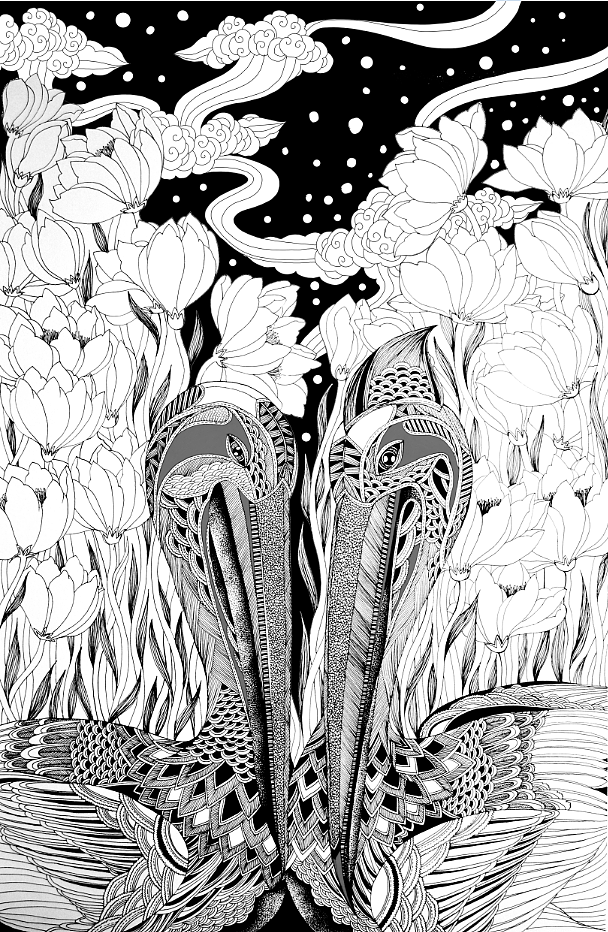 《我与鹈鹕》插画绘本（图ZNzczNTMzMDA=） - 商业插画 - 站酷设计师以爱名之原创素材 - 站酷ZCOOL