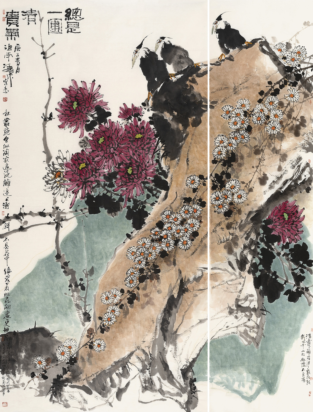 中国美术家协会会员郜凌民花鸟画欣赏（图ZMjY1NTU2NzY0） - 绘画 - 站酷设计师书画经纪人原创素材 - 站酷ZCOOL