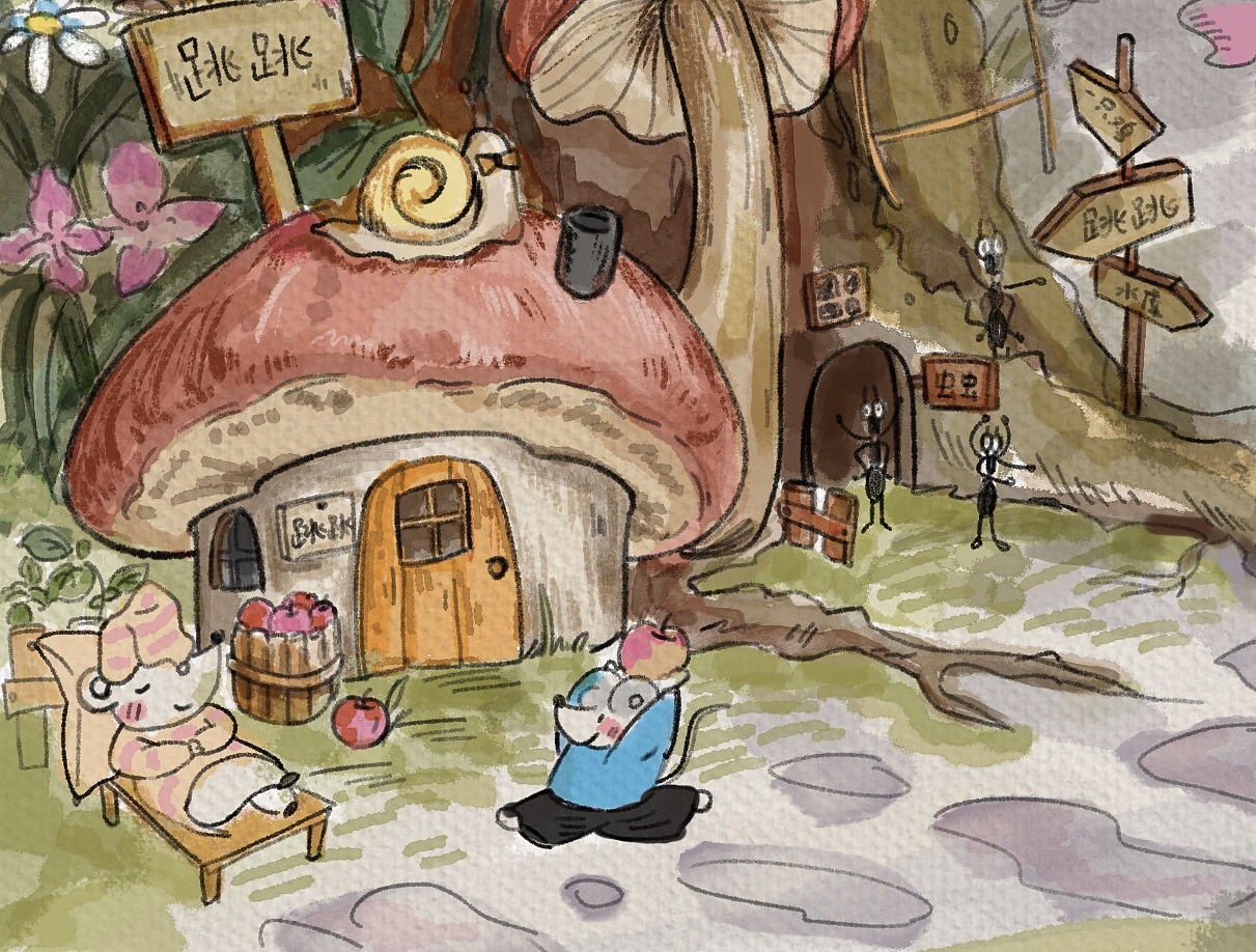 插画练习—老鼠的国度