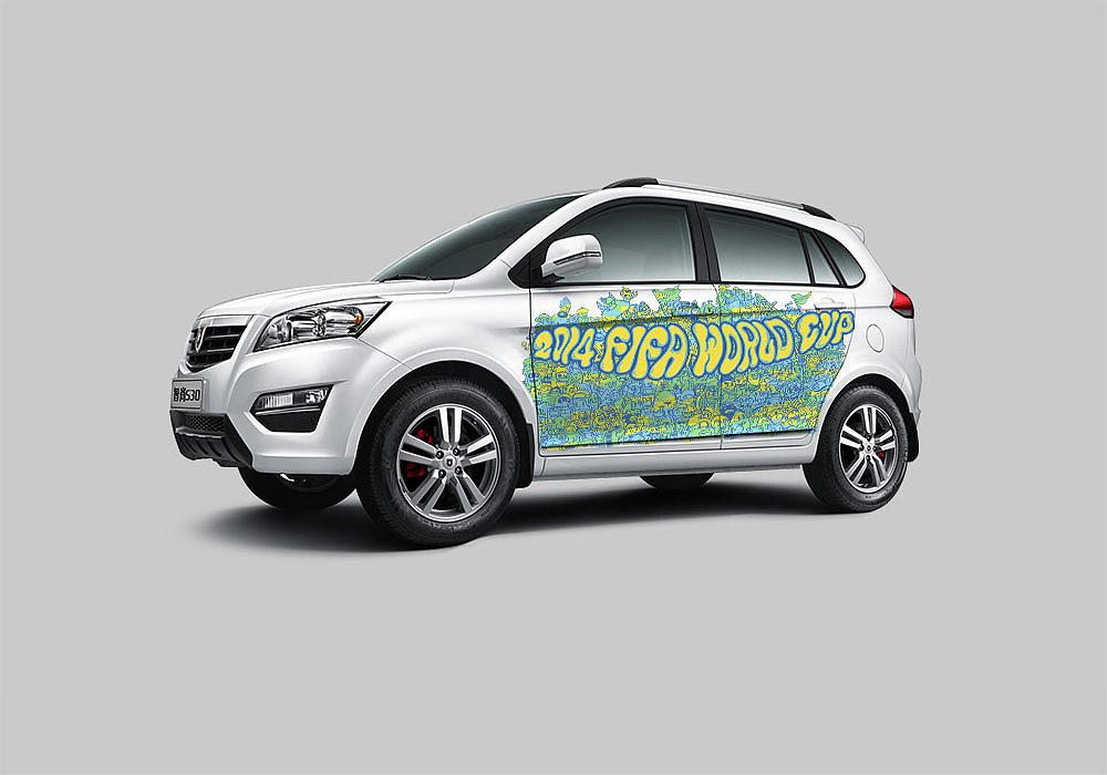 球迷节日——智尚S30车贴设计（图ZMTY2NDY0Njg=） - 商业插画 - 站酷设计师铁渣是个好土根原创素材 - 站酷ZCOOL