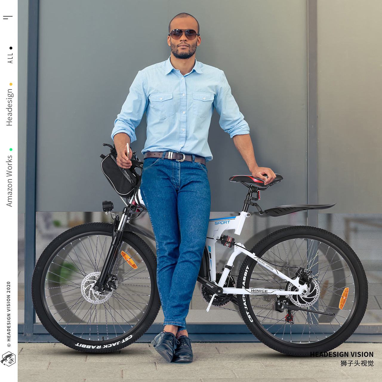 自行车产品拍摄_主图设计_A+页面设计-狮子头视觉