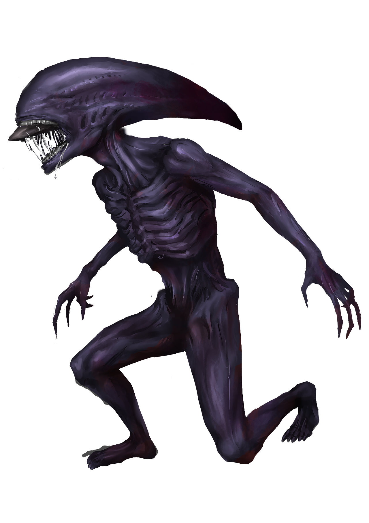 异形系列|插画|概念设定|指间萤火 - 原创作品 - 站酷 (zcool)