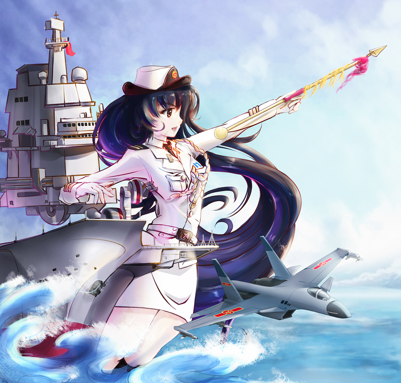 日本娘化中国海军图片