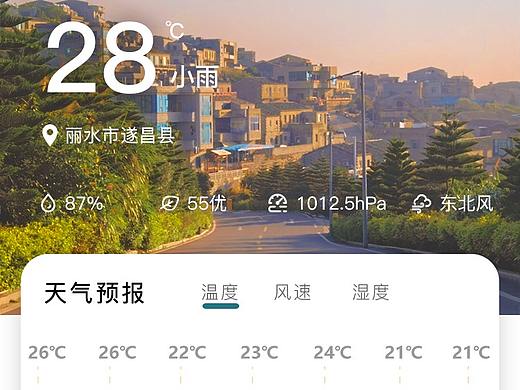 丽水美丽气象APP