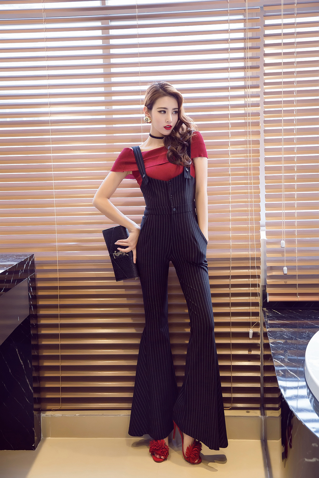 电商网店女装模特拍照拍图女装街拍 网红女装爆款拍摄