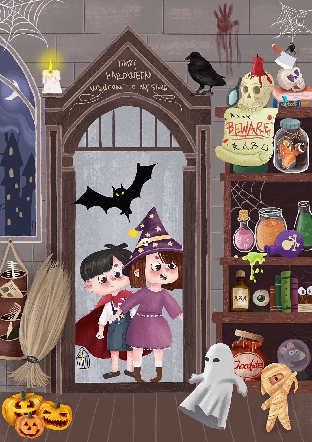 日常插画练习（图ZMjQ1MjkyNTEy） - 儿童插画 - 站酷设计师妖精飞羽原创素材 - 站酷ZCOOL