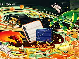 【顷刻之间 斗转星移】 三星T7 Shield海报设计