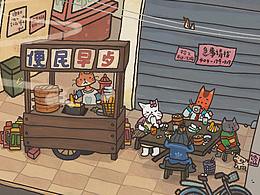 兒童插畫｜記憶中的早餐鋪