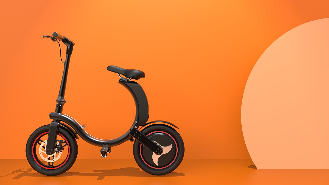 原创作品_新型折叠电动车