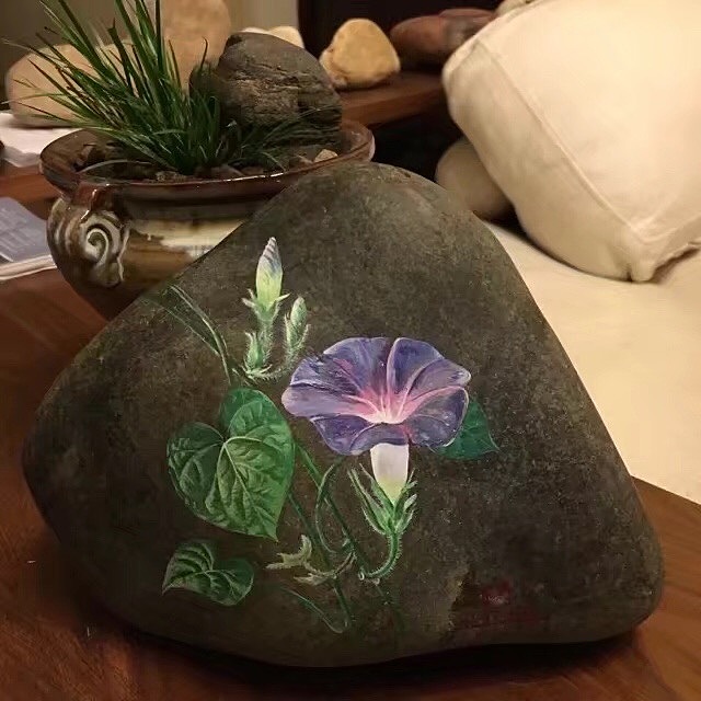 石头画|手工艺|工艺品设计|春江拾趣_原创作品-站酷zcool