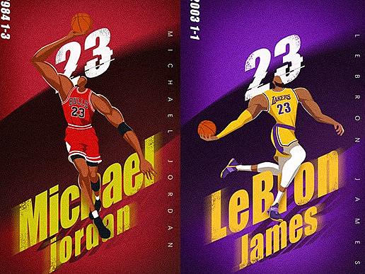NBA球星插画第二弹。