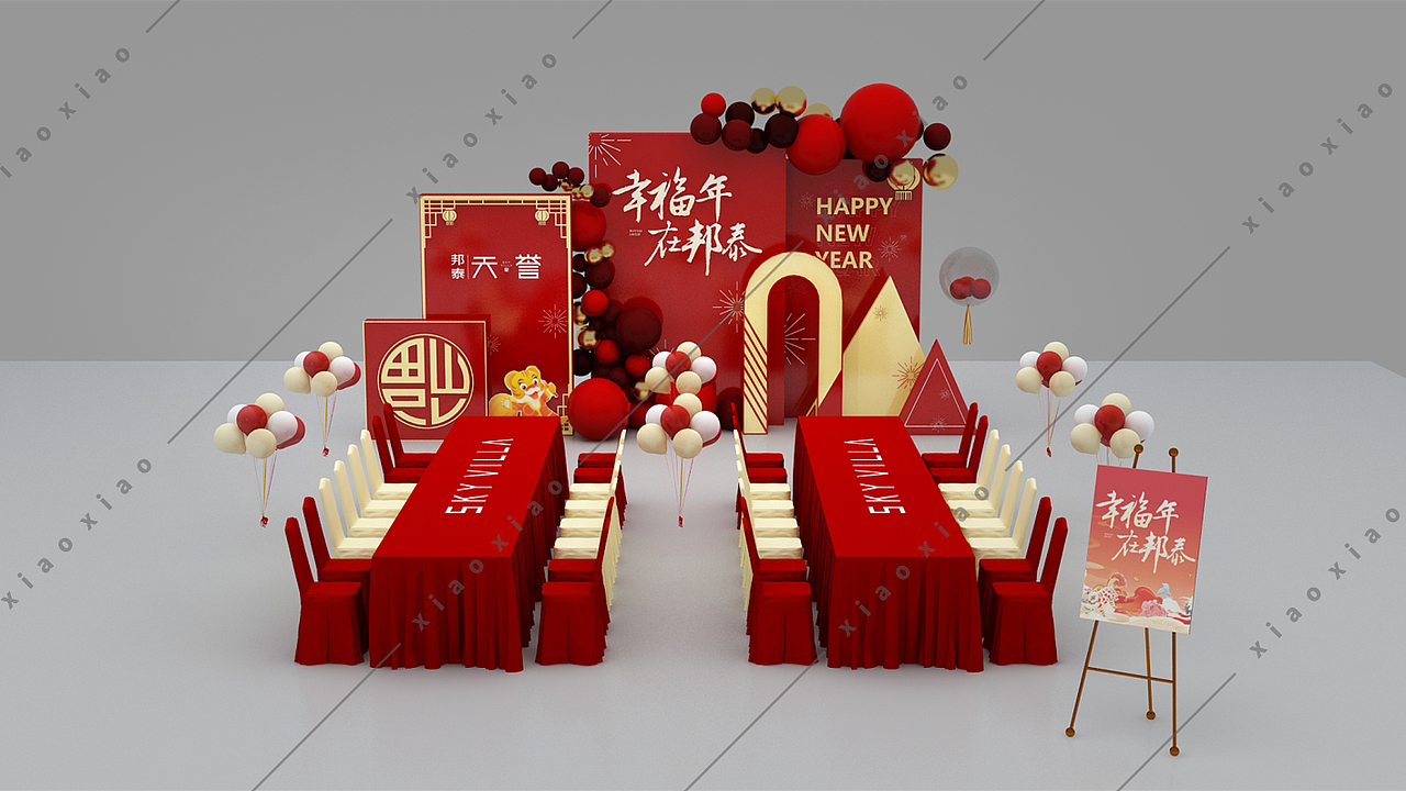 美陈布置（图ZMjkzNTc2NDk2） - 其他三维 - 站酷设计师少壮没努力原创素材 - 站酷ZCOOL