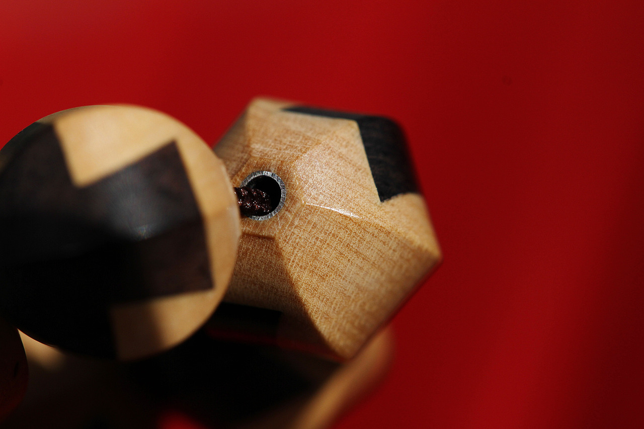 一串,榫卯结构珠子|手工艺|首饰设计|三鼎素简_原创作品-站酷zcool