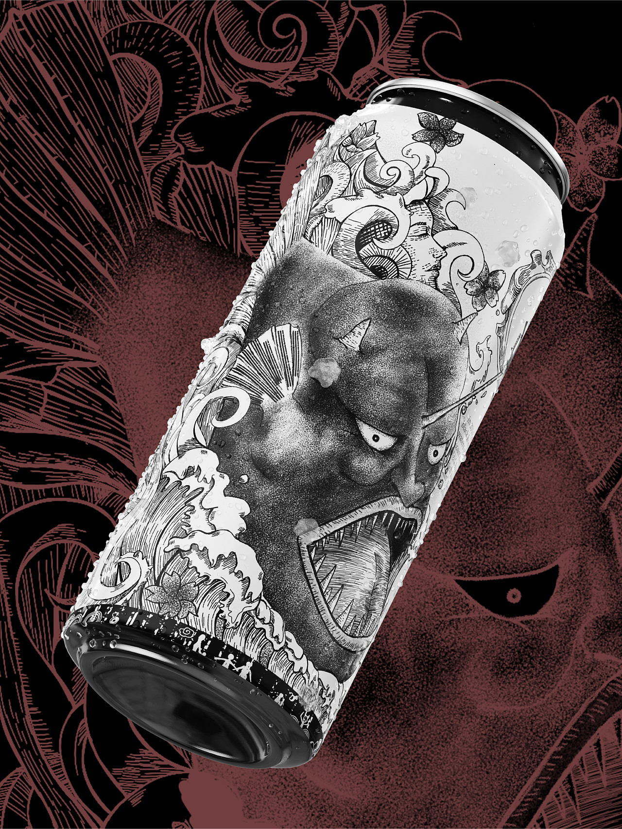 Sea Devil 海鬼鱼啤酒包装（图ZMjQwNzk2MDc2） - 包装 - 站酷设计师Bub爱喝汽水原创素材 - 站酷ZCOOL