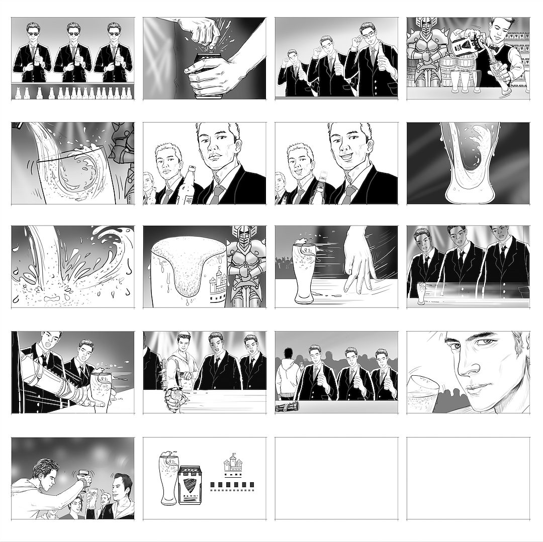 分镜头插画（图ZMTIxNzIxNzYw） - 商业插画 - 站酷设计师好设一之徒原创素材 - 站酷ZCOOL