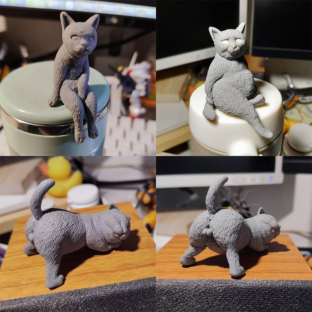 6只小咪：这泡面我们能压一年鸭！（图ZMTQ4ODM3MzY0） - 手办/模玩 - 站酷设计师WMM王麦麦原创素材 - 站酷ZCOOL