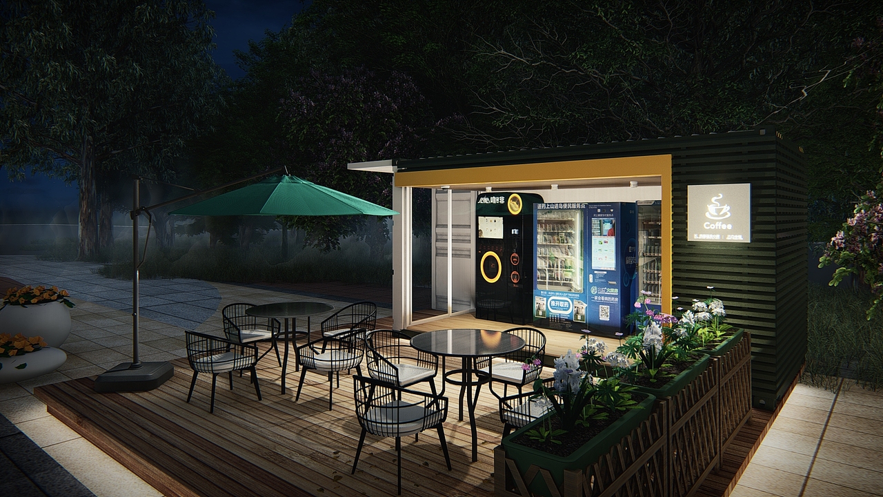 自助售卖小屋（图ZMjIyNDMxMzQ0） - 家装设计 - 站酷设计师吉案社原创素材 - 站酷ZCOOL