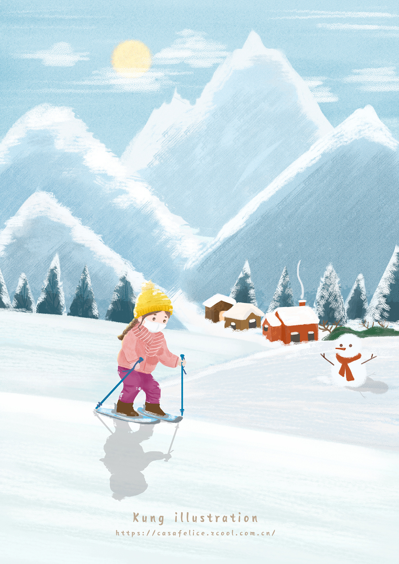 暖冬|插画|儿童插画|悦舍casafelice - 原创作品 - 站酷 (zcool)