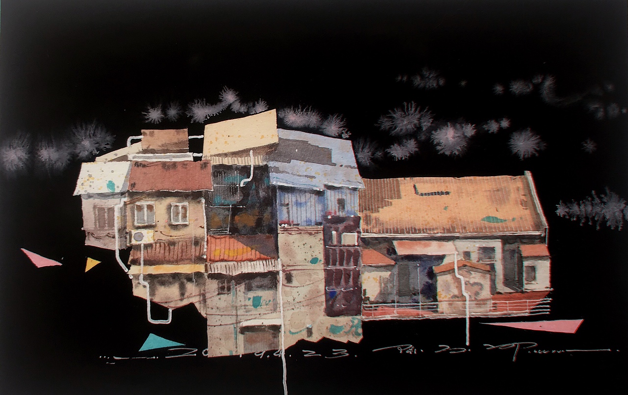 建筑碎片系列二（圖ZMjYxMTQxMDAw） - 繪畫 - 站酷設(shè)計師嘟dudu原創(chuàng)素材 - 站酷ZCOOL