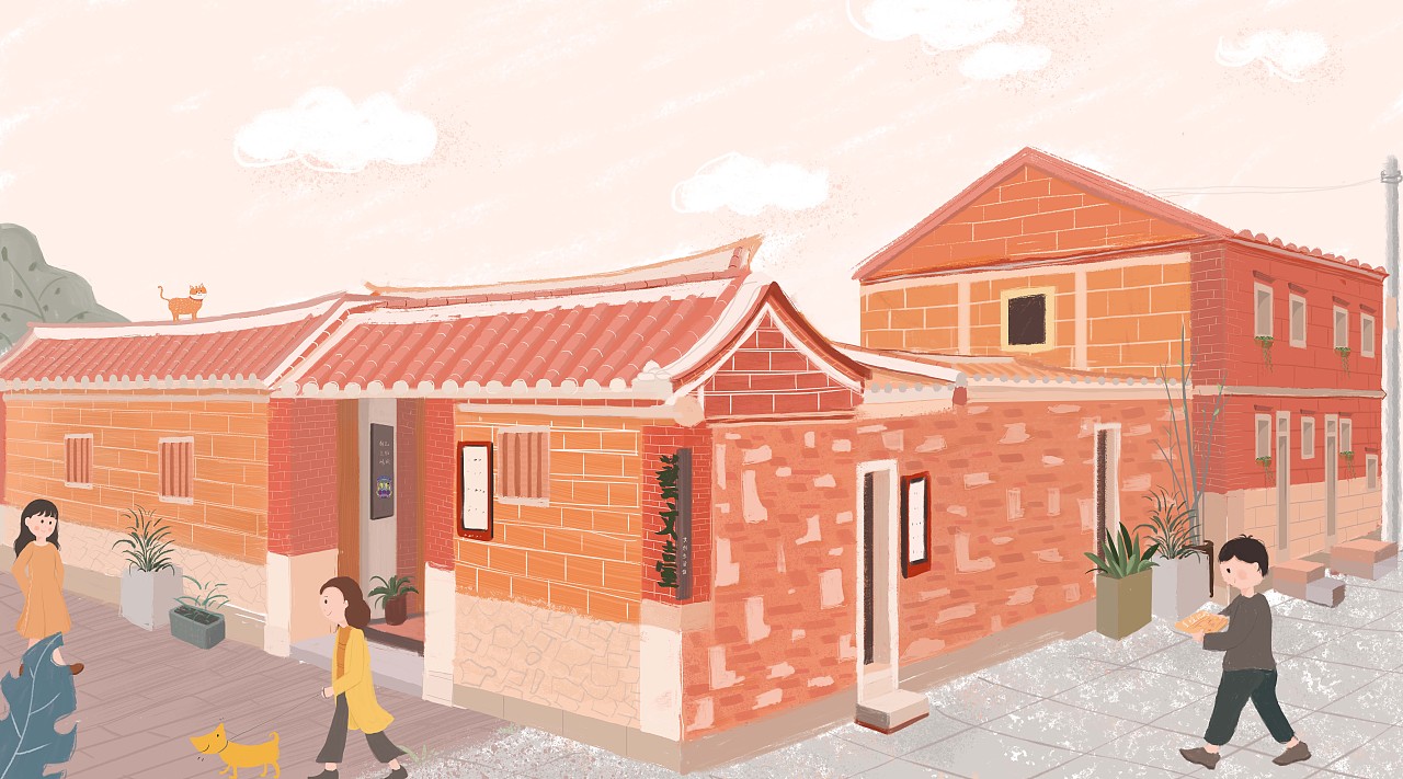 店铺插画（图ZMTQyNjgyNzUy） - 商业插画 - 站酷设计师增玲原创素材 - 站酷ZCOOL