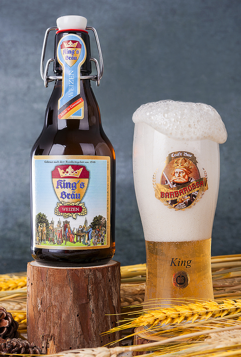 德国国王啤酒-进口啤酒摄影-酒类电商设计